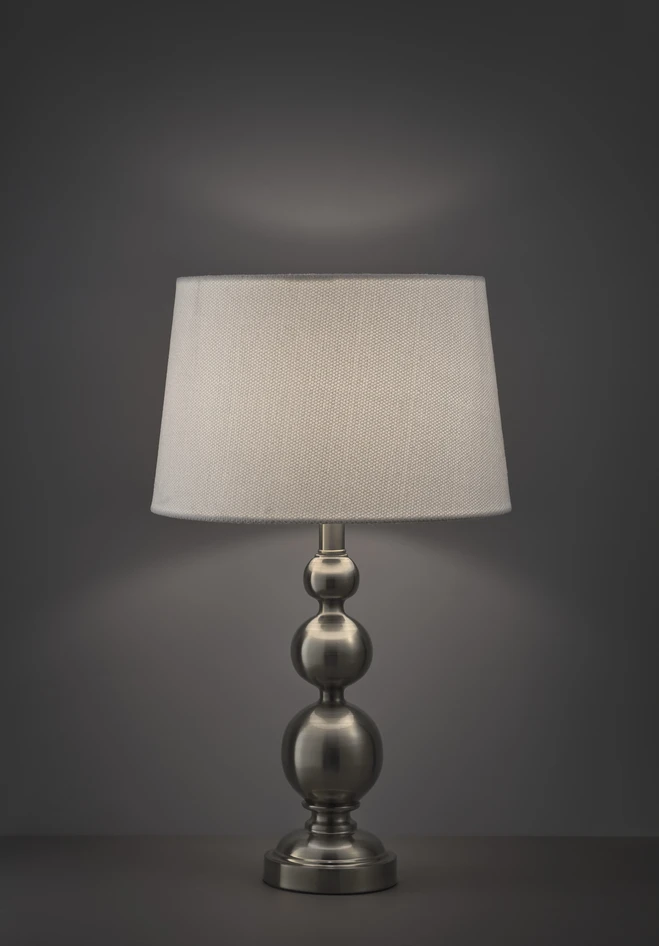Noomi - Bordslampfot , H40 Ø14 cm - Grå