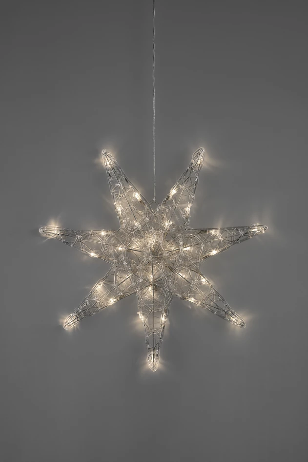 Star - Dekorationsbelysning, Ø 45 cm - Vit
