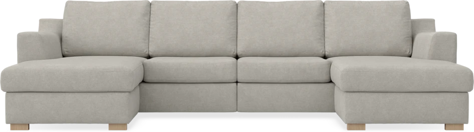 Friday - 2-sits soffa med två schäslonger - Beige