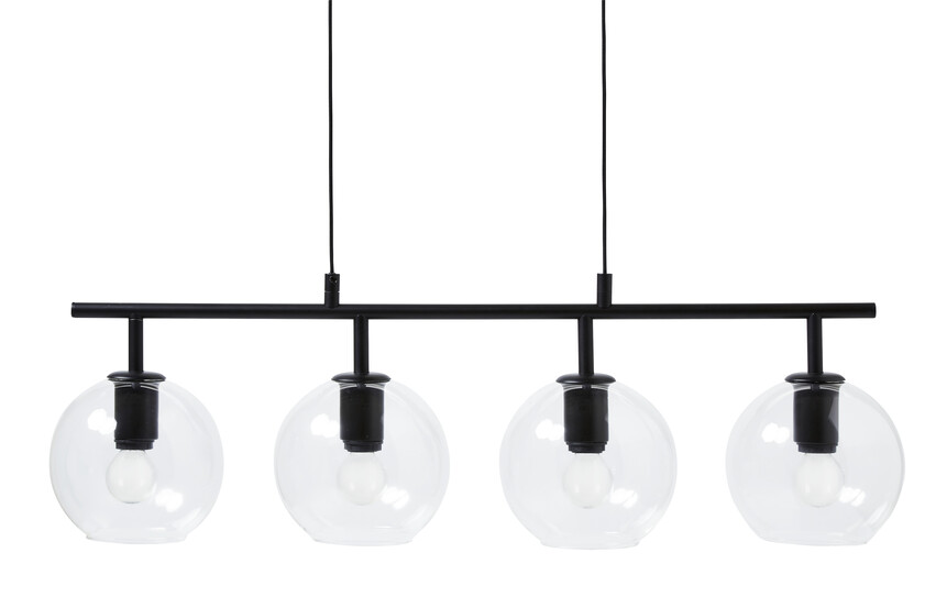 Valter - Taklampa, H22 L72 cm - Svart