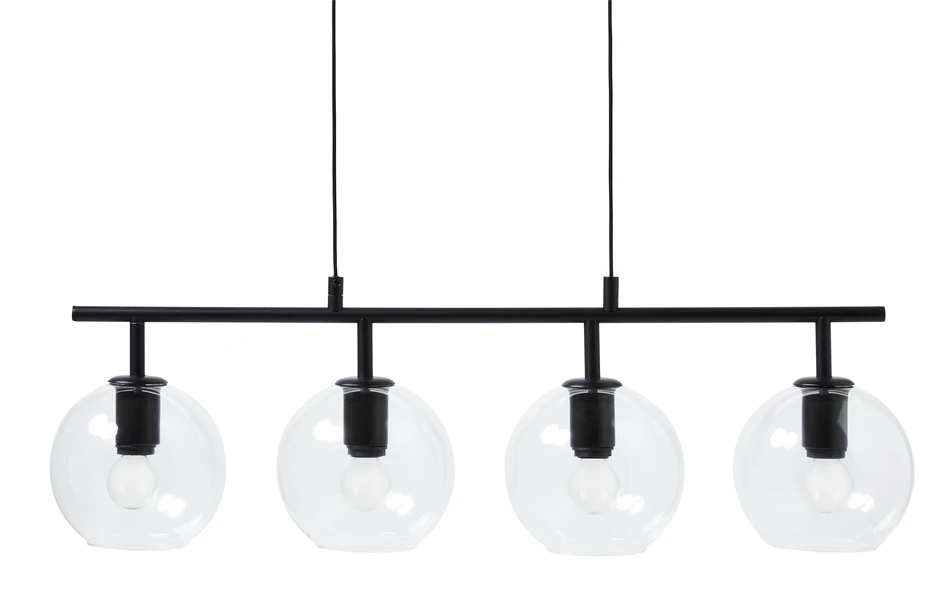 Valter - Taklampa, H22 L72 cm - Svart