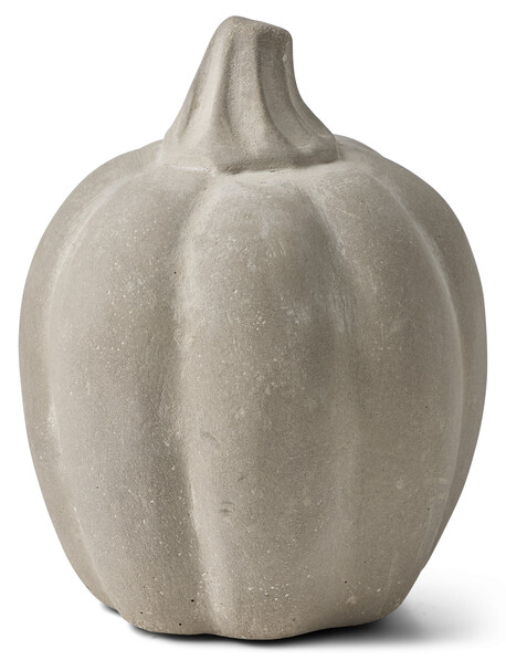 Pumpa - Prydnadsföremål, H 12,5 Ø 9,5 cm - Grå