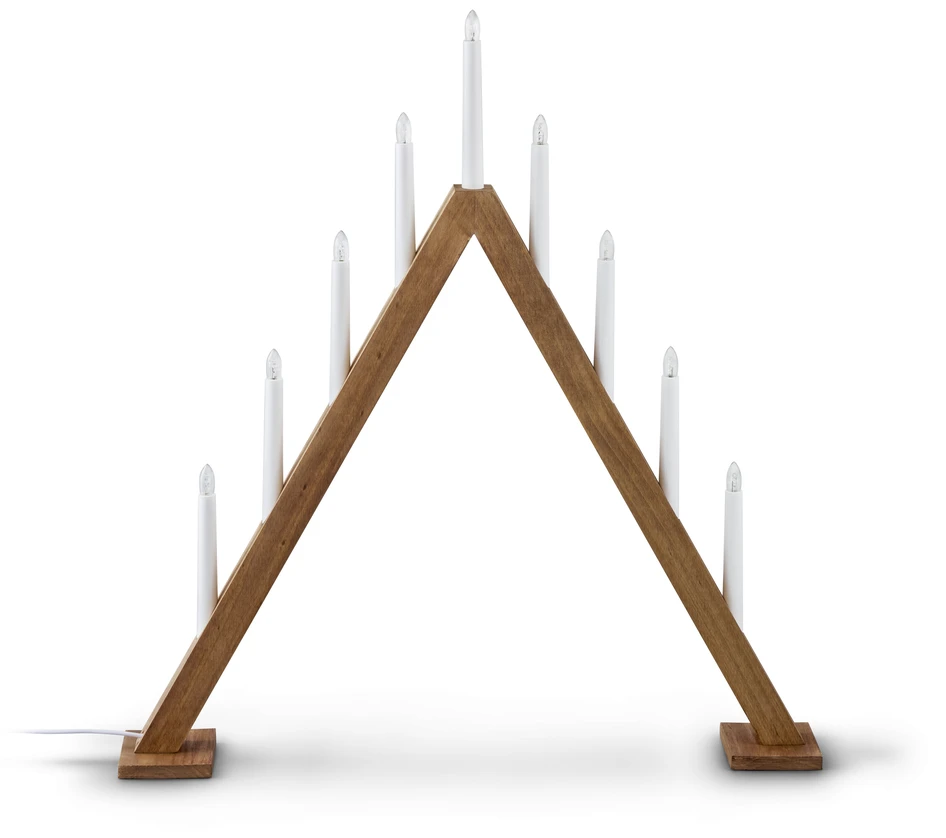 Miro - Adventsljusstake, 60x64x5,5 cm - Brun