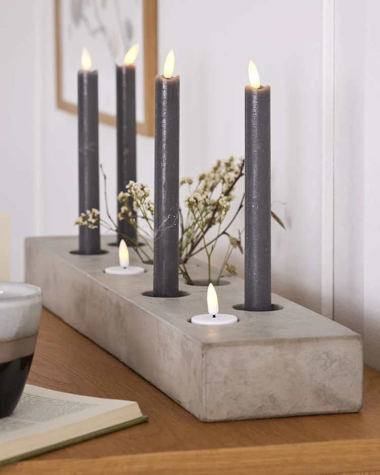 Chandelle - Ljusstake, 65x13x6, till rustikljus & värmeljus - inspiration