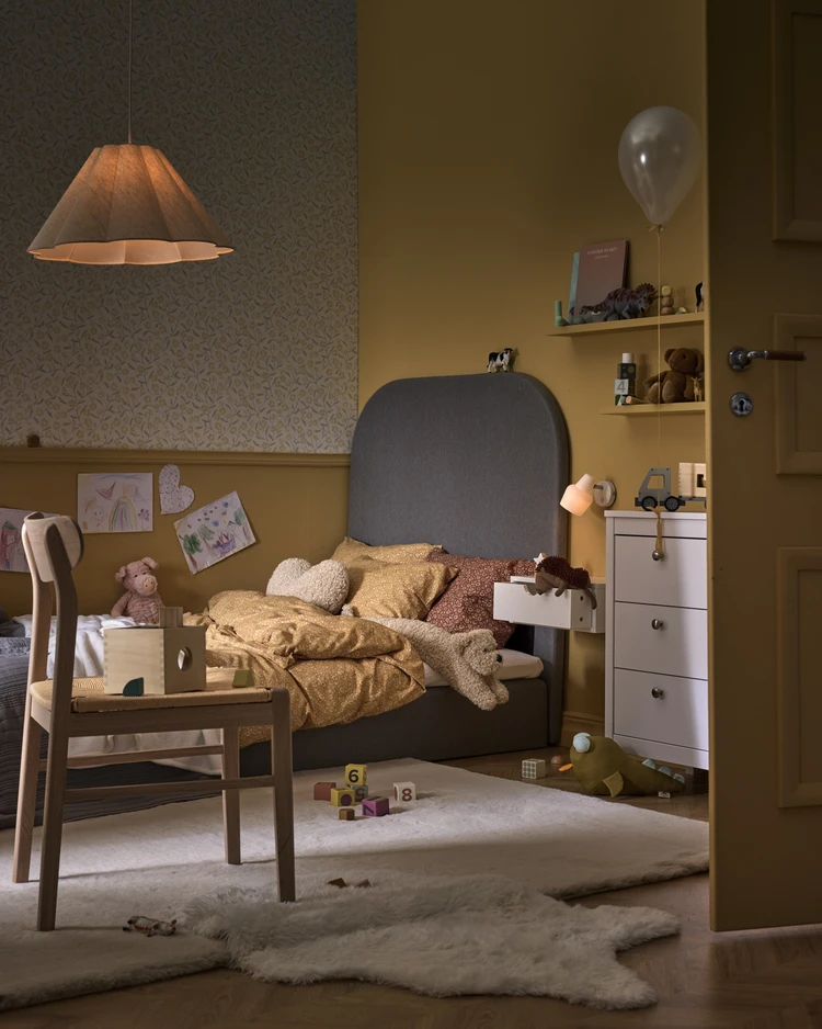 Plint - Vägghängt sängbord, 40x28,5x15 cm - inspiration