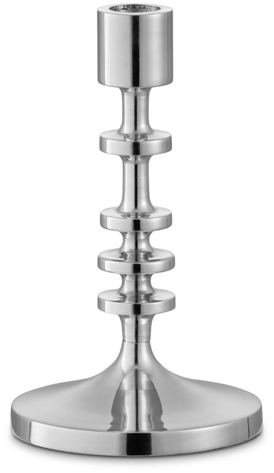 Finess - Ljusstake, H 18 Ø 11 cm - Grå