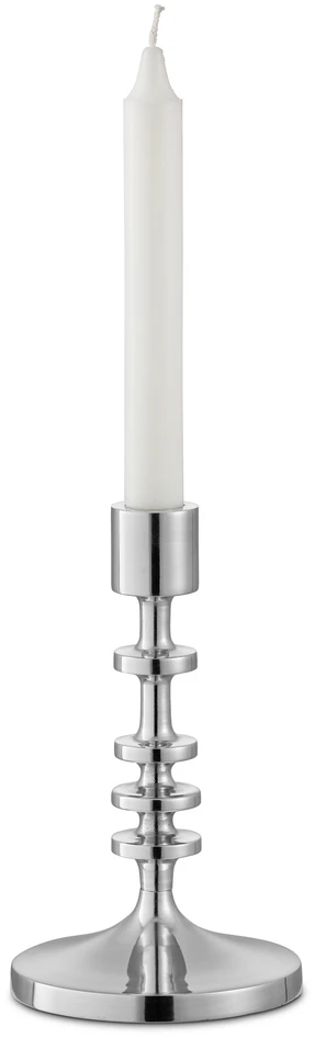 Finess - Ljusstake, H 18 Ø 11 cm - Grå