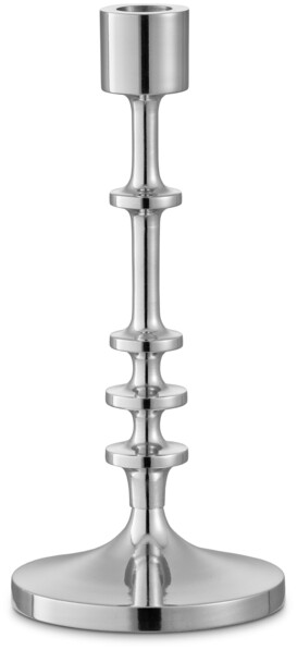 Finess - Ljusstake, H 23 Ø 11 cm - Grå