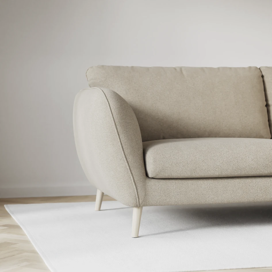 Madison - 3-sits soffa med schäslong höger - Beige