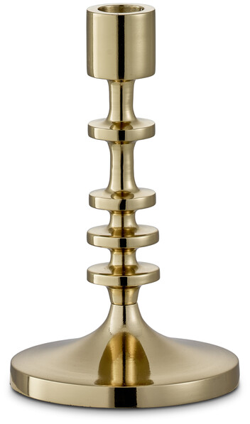 Finess - Ljusstake, H 18 Ø 11 cm - Gul