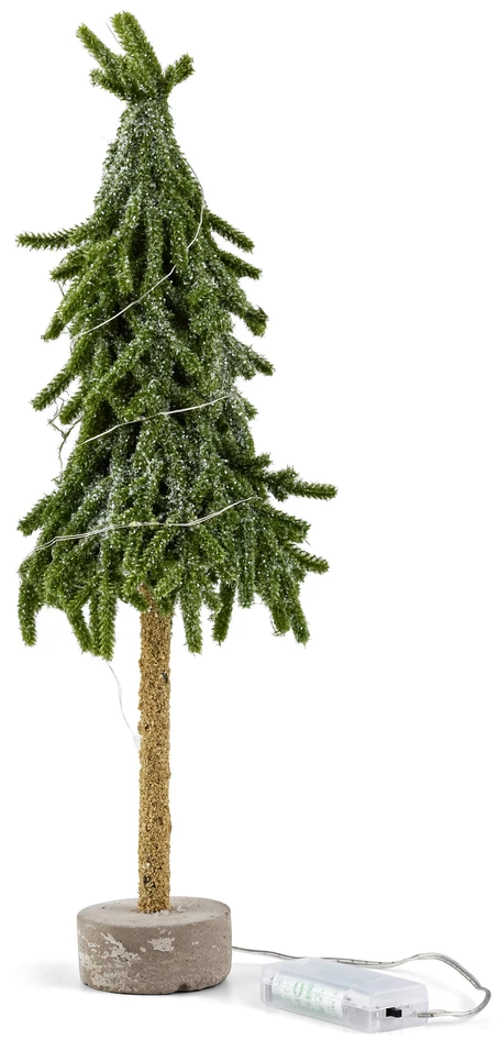 Lummer - Julgran, H 45 Ø 13 cm, batteridriven - Grön