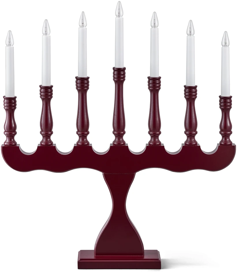 Sundsby - Adventsljusstake, 51x58x7,5 cm - Röd