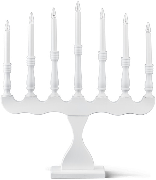 Sundsby - Adventsljusstake, 51x58x7,5 cm - Vit