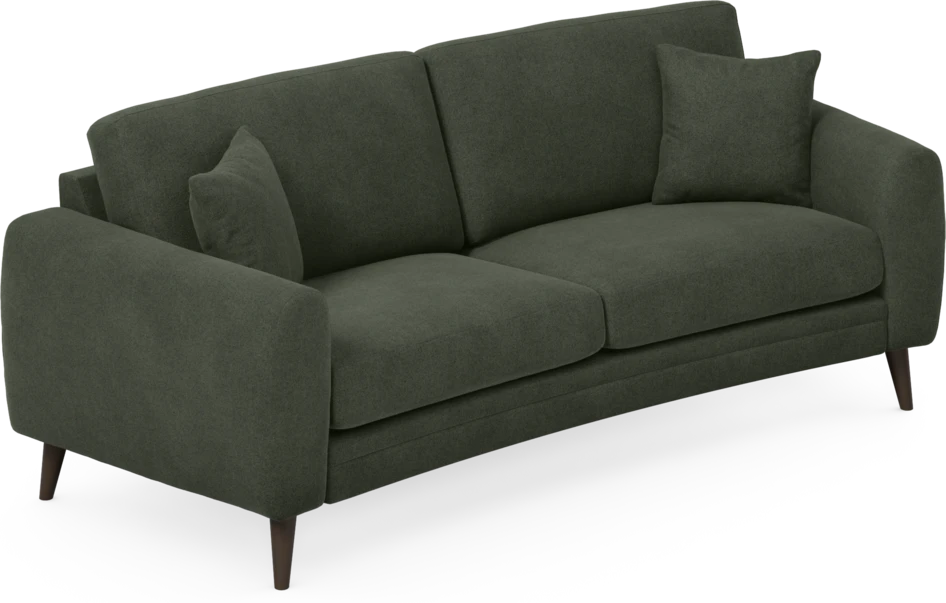 Eden - 2,5-sits soffa svängd - Grön
