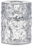 Gina - Ljusstake, H 7,4 Ø 6 cm - Vit