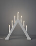 Miro - Adventsljusstake, 46x50x7,5 cm - Vit