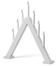 Miro - Adventsljusstake, 46x50x7,5 cm - Vit