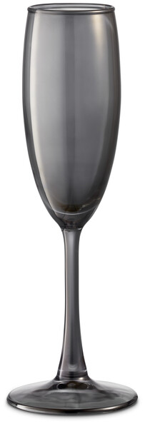 Evelyn - Champagneglas, H 22,5 Ø 5,6 cm, 19 cl - Grå