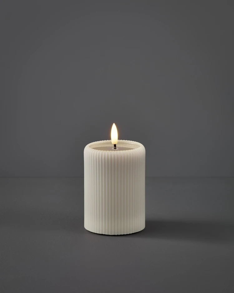 Stråla - LED-ljus, H 10 Ø 7,5 cm, timer - inspiration