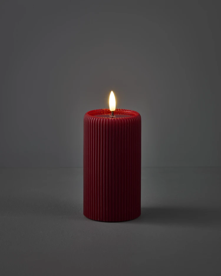 Stråla - LED-ljus, H 13 Ø 7,5 cm, timer - inspiration