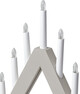 Miro - Adventsljusstake, 46x50x7,5 cm - Grå
