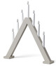 Miro - Adventsljusstake, 46x50x7,5 cm - Grå