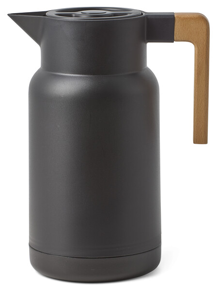 Thermos - Termoskanna, H 25 Ø 12,5 cm, 1 liter - Svart
