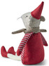 Bernard & Bianca - Tomte, 15x10x45 cm - Röd