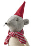 Bernard & Bianca - Tomte, 15x10x45 cm - Röd