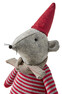 Bernard & Bianca - Tomte, 15x10x45 cm - Röd