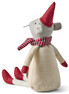 Bernard & Bianca - Tomte, 15x10x45 cm - Röd