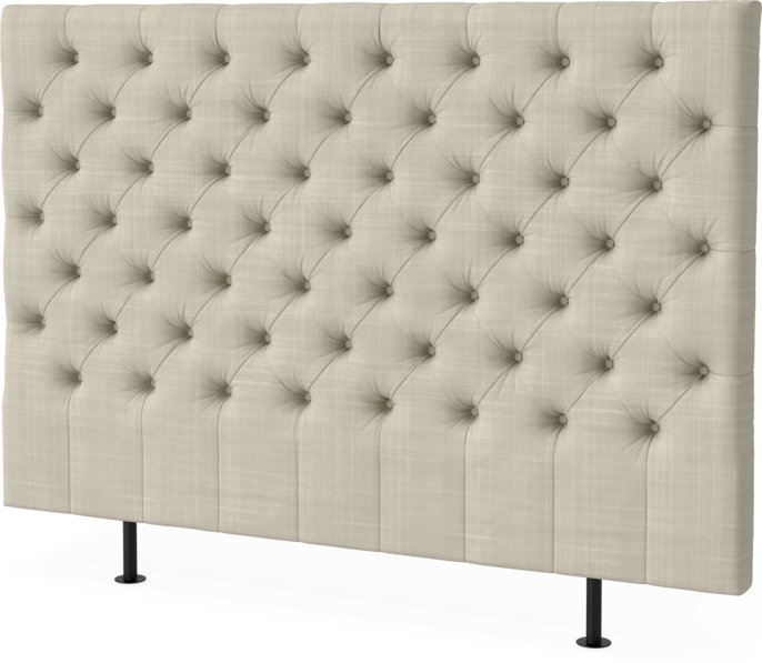 Cape pikerad - Sänggavel, 90-210 cm - Beige