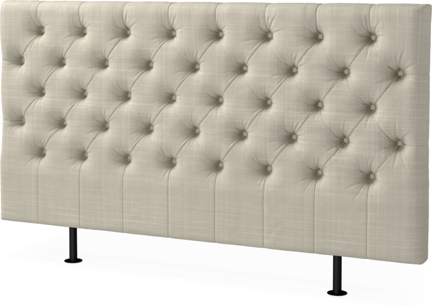 Cape pikerad - Sänggavel, 90-210 cm - Beige