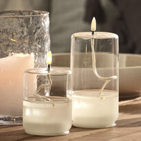 Flamme Float - LED-ljus, H 17,5 Ø 8 cm - inspiration
