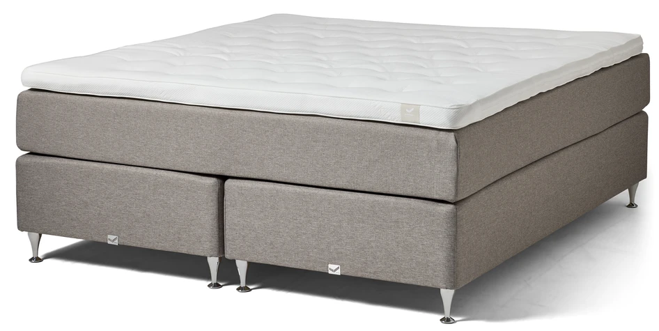 Active Exclusive - Kontinentalsäng, dubbelsäng med bäddmadrass supersoft  - Brun