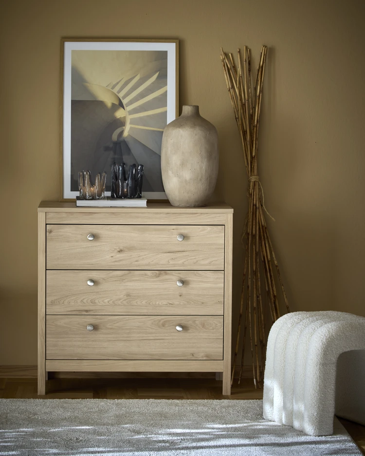 Molly - Byrå med 3 lådor, 82x38,5x80 cm - inspiration