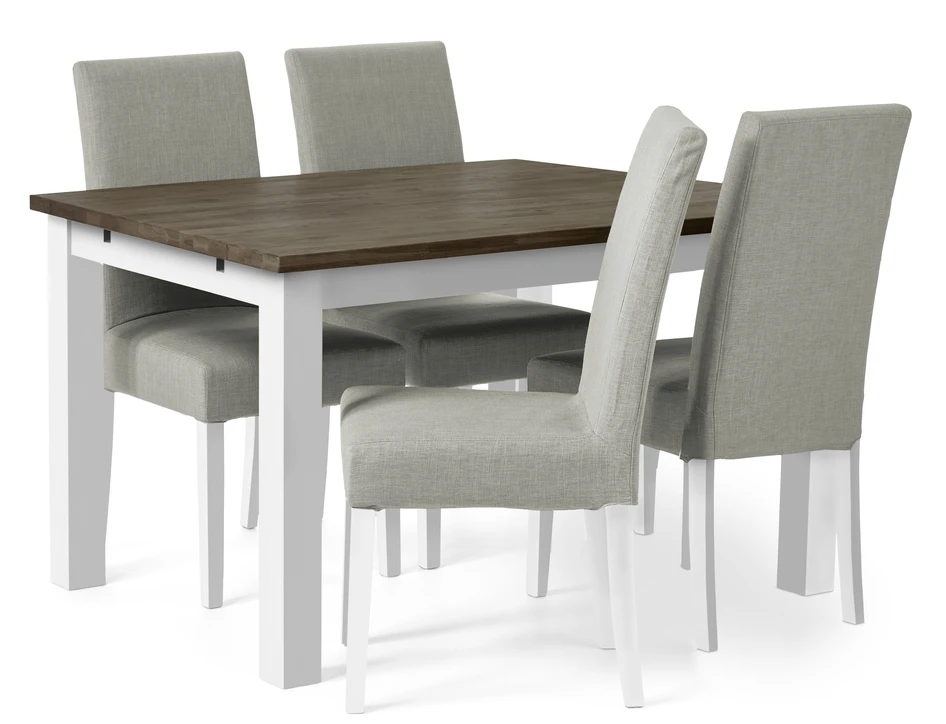 Dalarö - Matgrupp med 4 stolar Ingarö - Vit