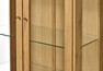 Ekerö - Vitrinskåp, 92x43x195,5 cm - Beige