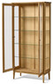 Ekerö - Vitrinskåp, 92x43x195,5 cm - Beige