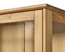 Ekerö - Vitrinskåp, 92x43x195,5 cm - Beige