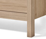 Molly - Byrå med 5 lådor, 82x38,5x99 cm - Beige