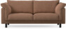 Cherrie - 2,5-sits soffa, fast klädsel - Orange