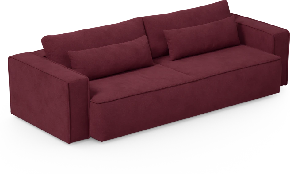 Ide - Bäddsoffa 4-sits - Röd