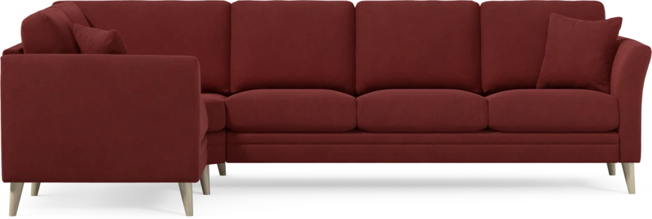 Eden - Hörnsoffa, 1+3-sits - Röd
