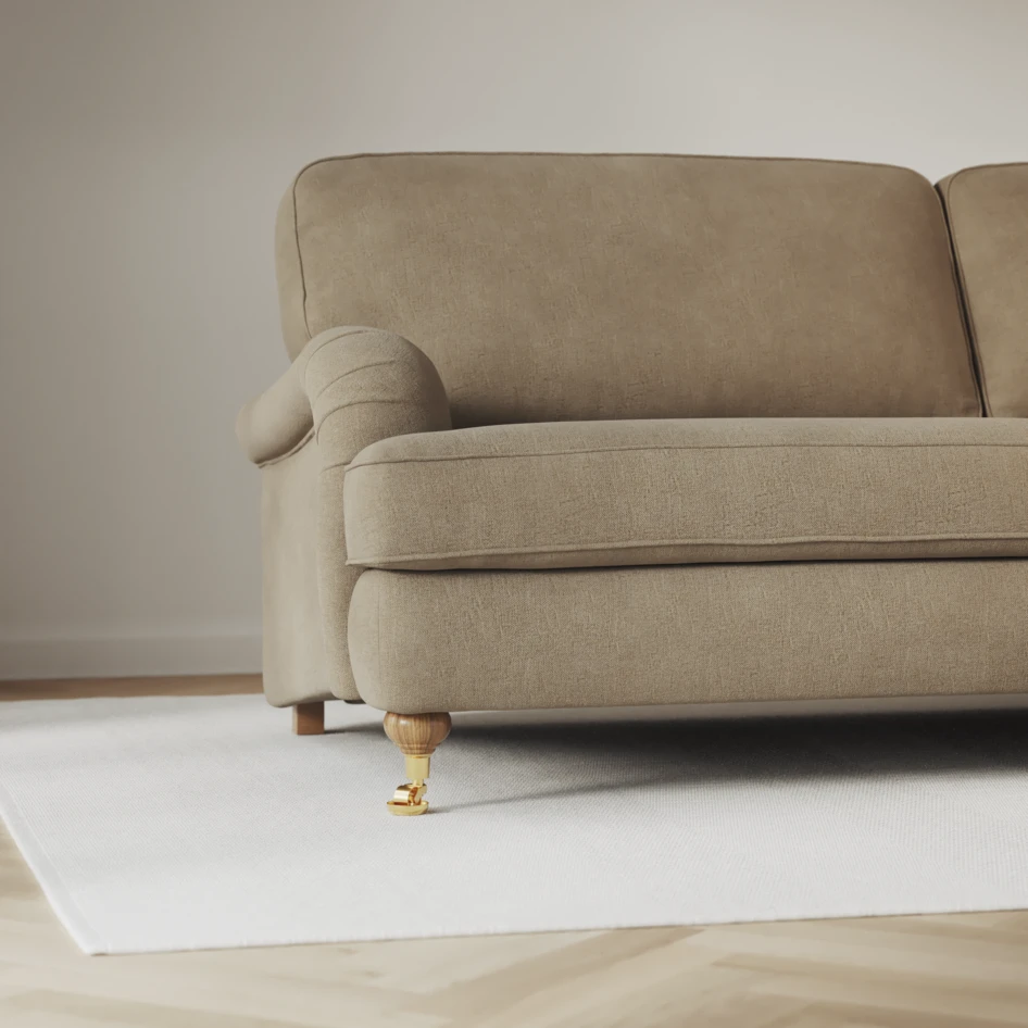 Oxford - 3-sits soffa svängd - Beige