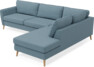 County - 2,5-sits soffa med divan höger - Blå