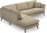 Eden - 2,5-sits soffa med divan - Beige