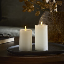 Skimra - LED-ljus, H 12 Ø 7,5 cm, timer - inspiration