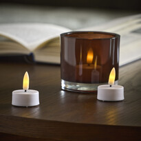 Skimra - LED-ljus, H 4,8 Ø 3,8 cm, 2-pack, timer - inspiration