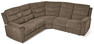 Lazy - Hörnsoffa, el-recliner - Beige